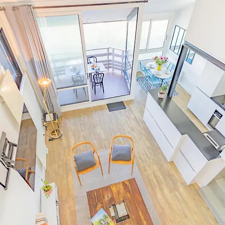 Le Domino - Triplex - Balcon - Vue Exceptionnelle - Parking Prive Довиль